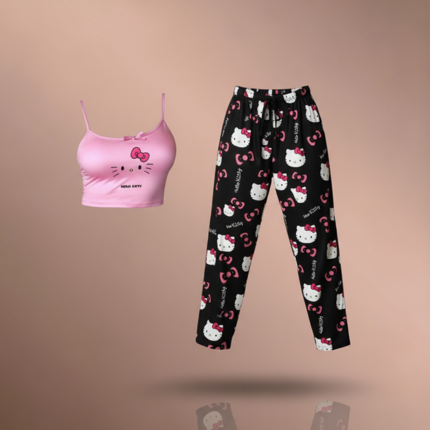 بيجامات صيفية سانريو هالو كيتي