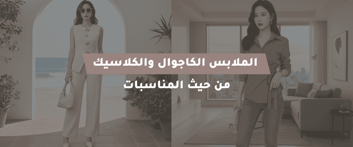 الملابس الكاجوال والكلاسيك
