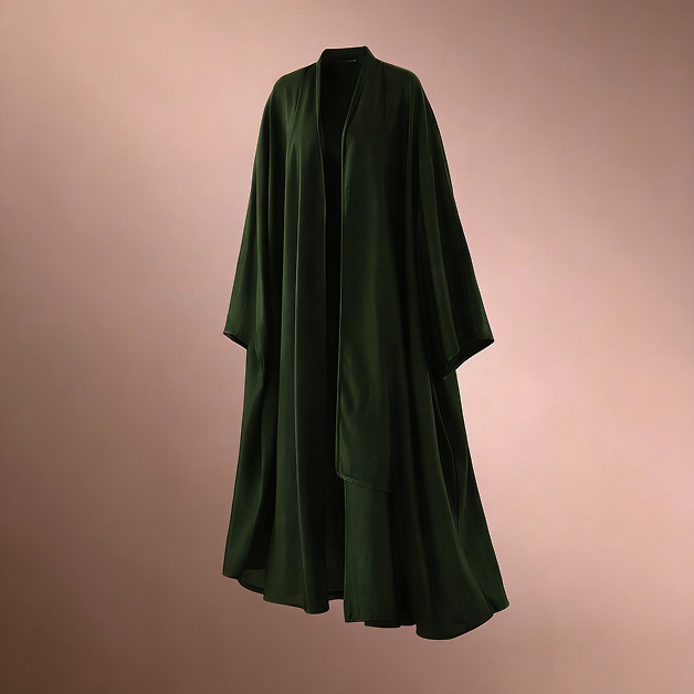 عباءة فضفاضة مع أكمام على شكل خفاش عباءة فضفاضة مع أكمام على شكل خفاش