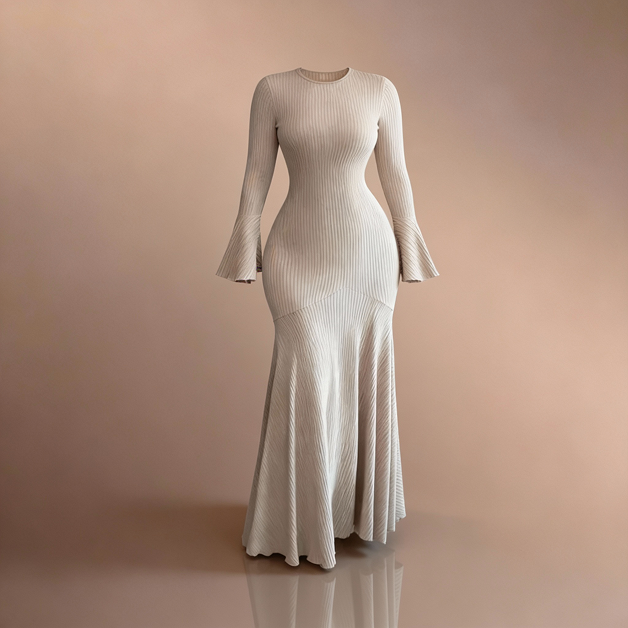 فستان ميدي ضيق فستان ميدي ضيق